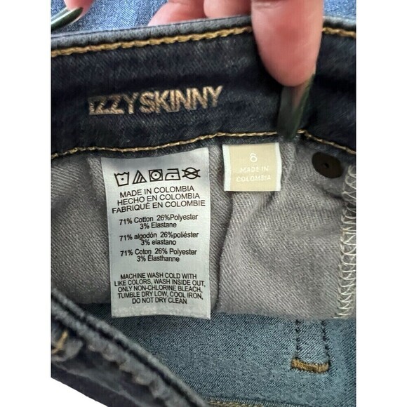 Michael Kors Womens Straight Leg Skinny Denim Jeans RN 111818 Size 8 Medium Wash - Picture 5 of 7